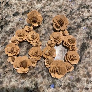 J Crew Sequin Statement Earrings